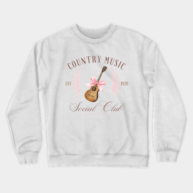 Coastal Cowgirl Crewneck Sweatshirt by Cun-Tees!